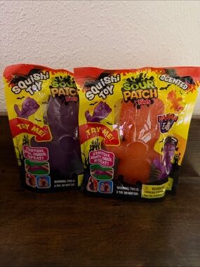 Set of 2 Sour Patch Kids Scented Squishi toys